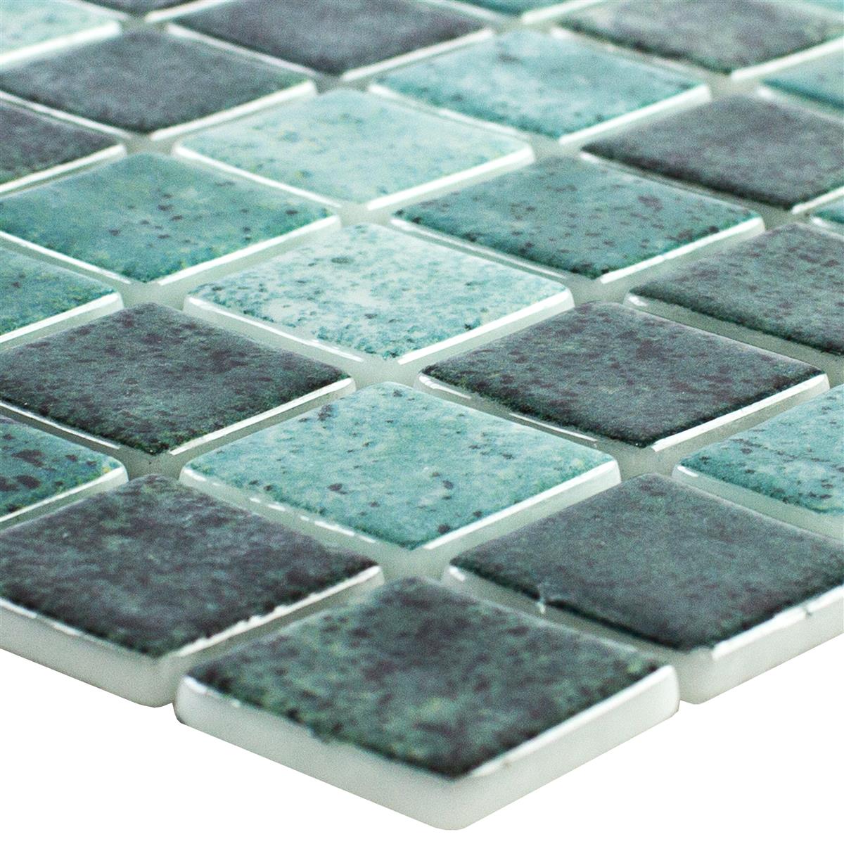 Swimmingpool Mosaik Baltic Grøn 25x25mm
