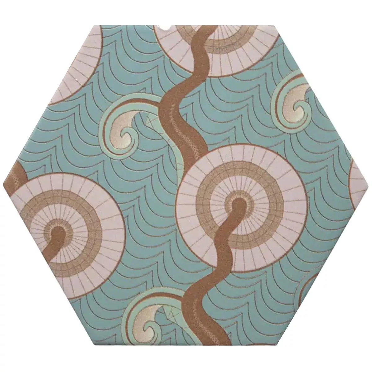 Porcellanato Fliser Modena Hexagon Decor 2 Porcellanato Fliser Modena Hexagon Decor 2