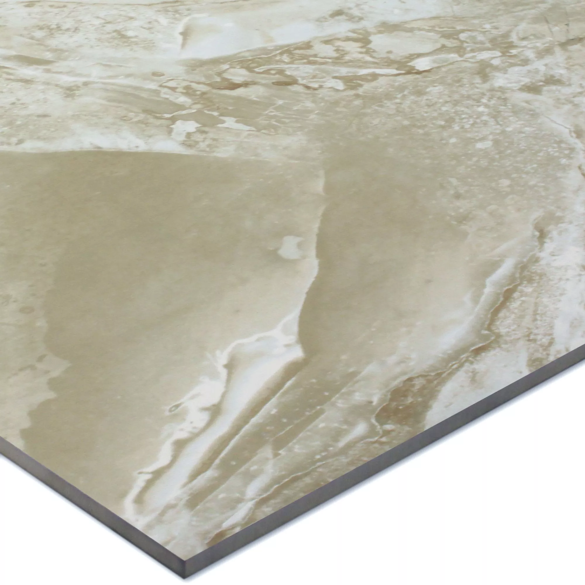 Gulvfliser Marmor Optik Himalaya Sølv Poleret 60x60cm