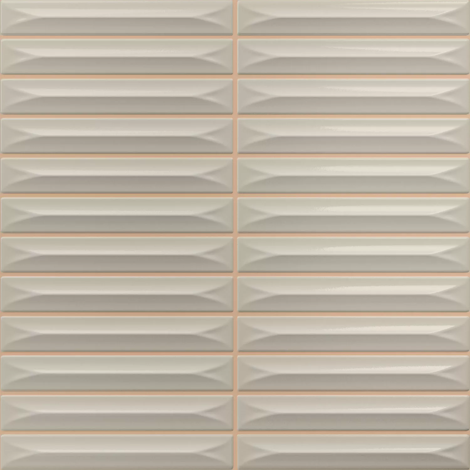Bevel Greige Strålende Stænger 20x20 cm