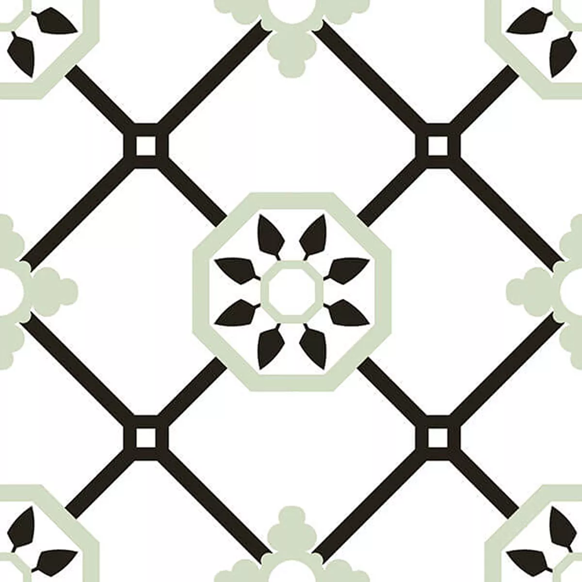 Porcellanato Fliser Zamora Grøn 22,5x22,5cm Porcellanato Fliser Zamora Grøn 22,5x22,5cm