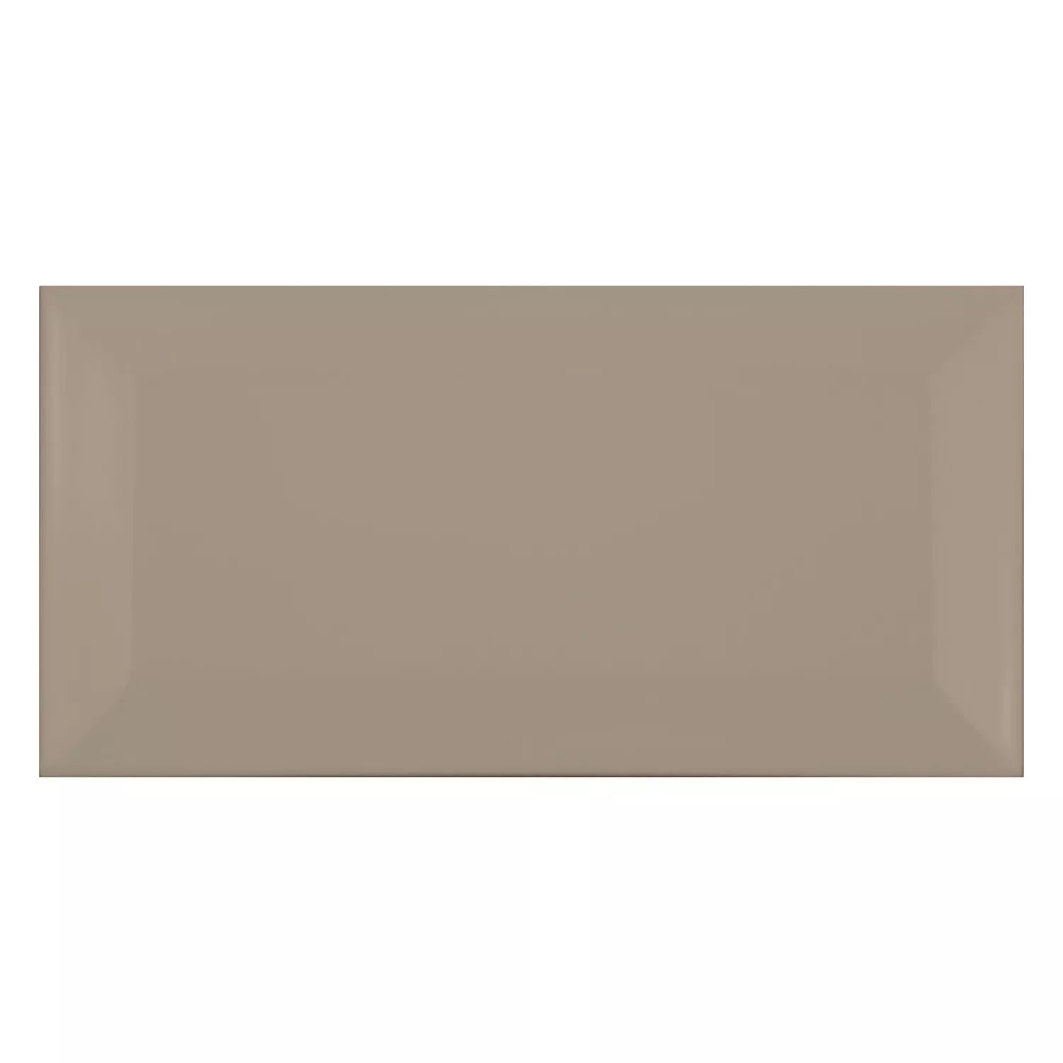 Metro flise Brun Måtte 7,5x15 cm Med Facet Pitcox Mink