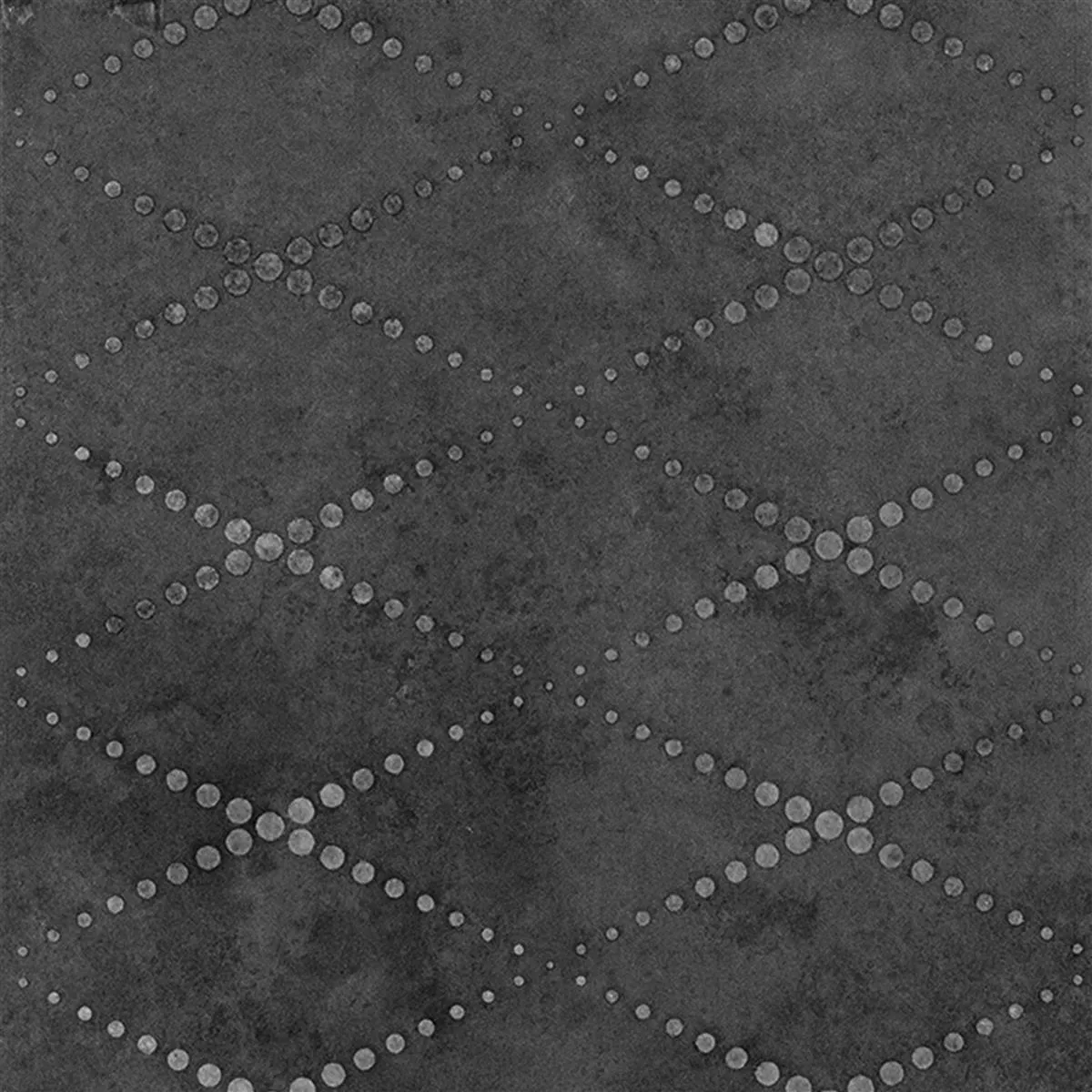 Gulvfliser Chicago Metal Optik Antracit R9 - 18,5x18,5cm Pattern 2 Gulvfliser Chicago Metal Optik Antracit R9 - 18,5x18,5cm Pattern 2