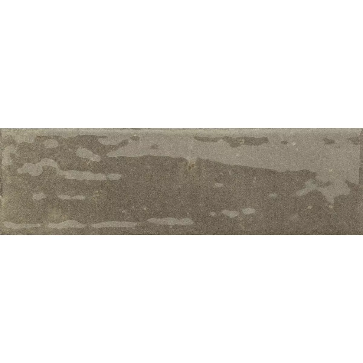 Vægfliser Arosa Strålende Bølgepap Brun 6x25cm