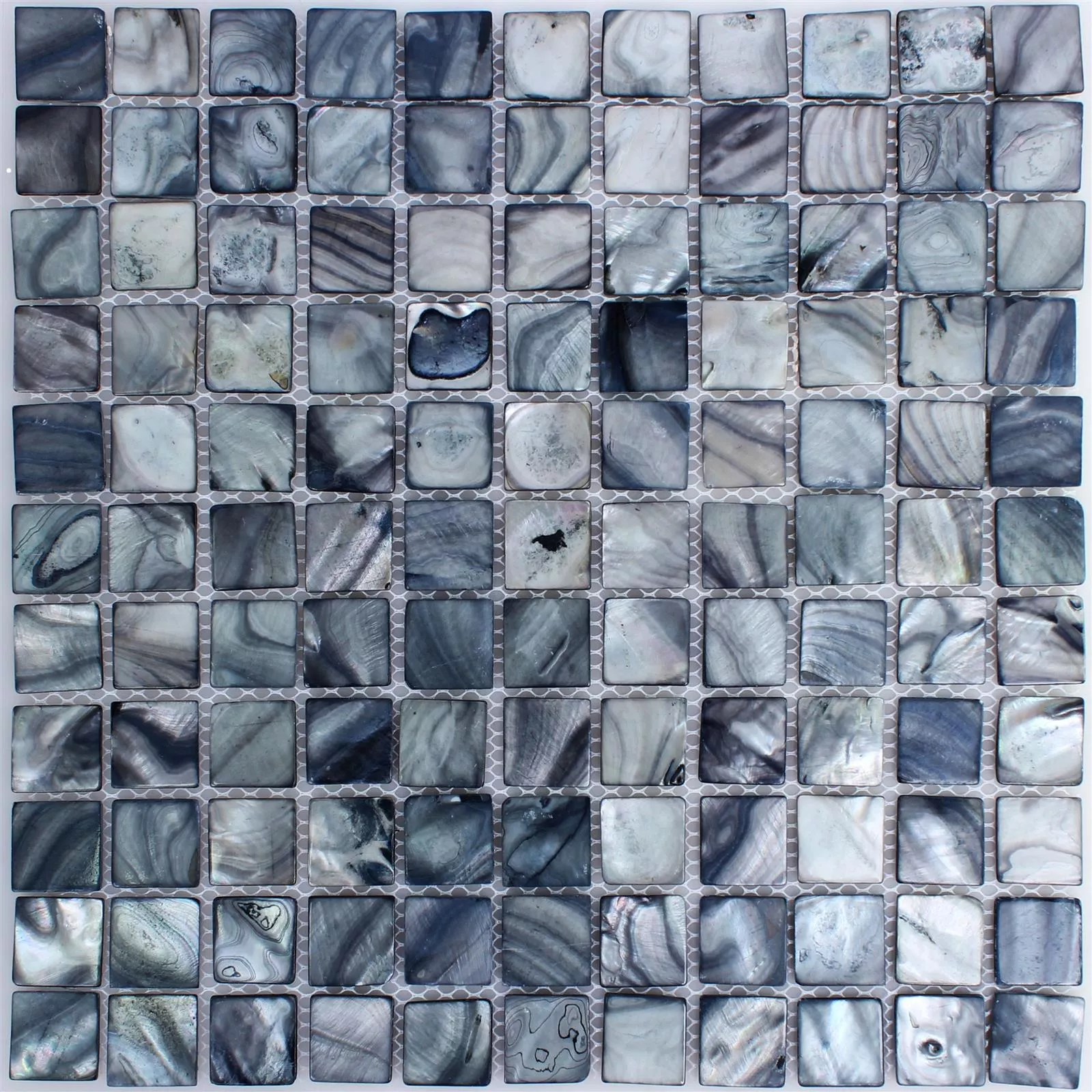 Mosaik Fliser Glas Nacre Effekt Shell