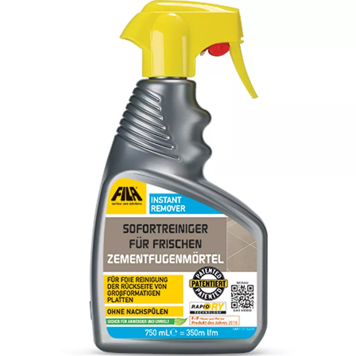 Fila INSTANT REMOVER rensemiddel til cementmørtel 750 ML Fila INSTANT REMOVER rensemiddel til cementmørtel 750 ML