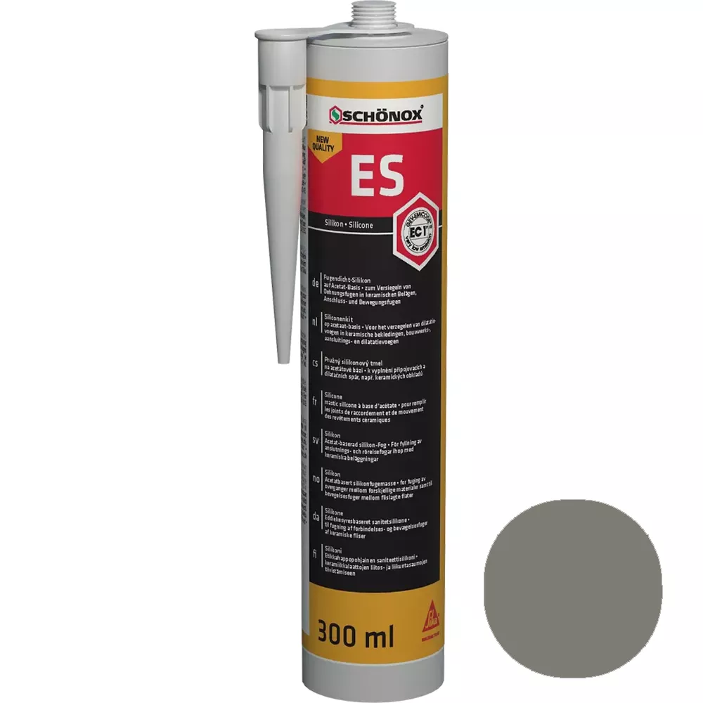 Schönox ES Grå Fugeforseglingssilikon (300 Ml)