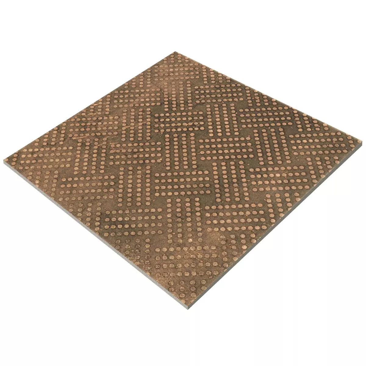 Prøve Gulvfliser Chicago Metal Optik Bronze R9 - 18,5x18,5cm - 1