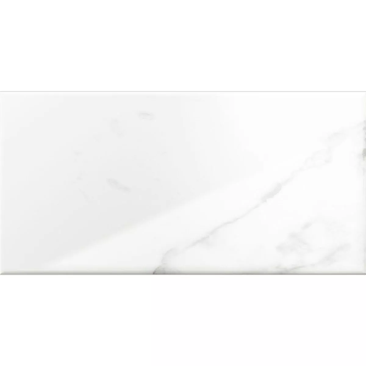 Metro Vægfliser Girona Marmor Optik Hvid Strålende 10x20cm Metro Vægfliser Girona Marmor Optik Hvid Strålende 10x20cm
