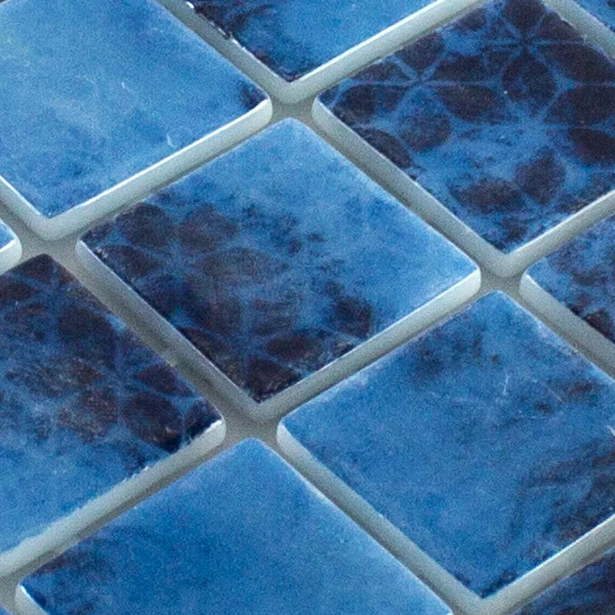 Prøve Swimmingpool Mosaik Baltic Blå
