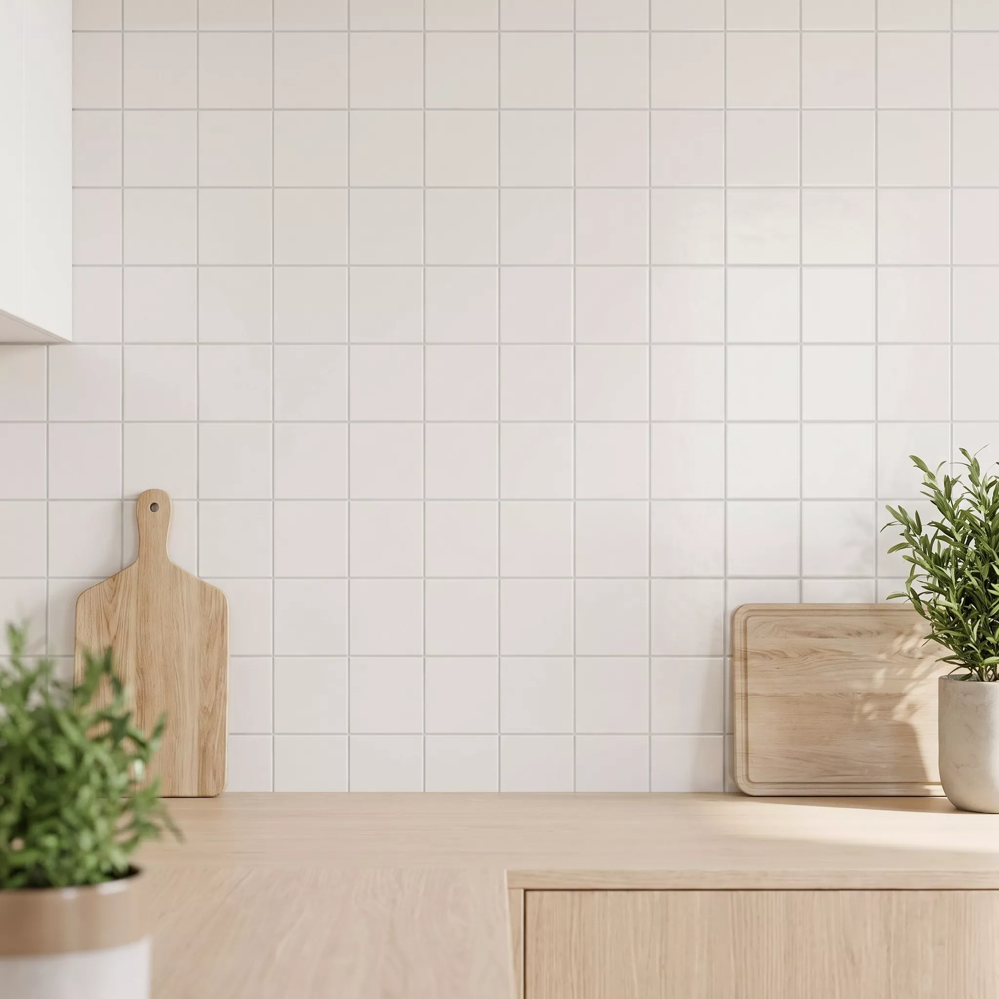 Metro flise Gra Måtte 10x10 cm Uden Facet Freyburg Perla