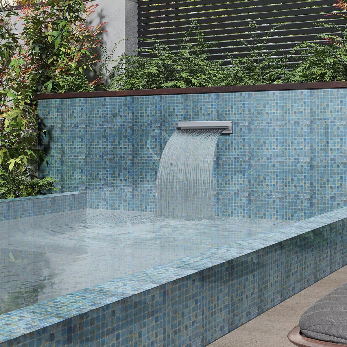 Prøve Glas Swimmingpool Mosaik Alassio 25