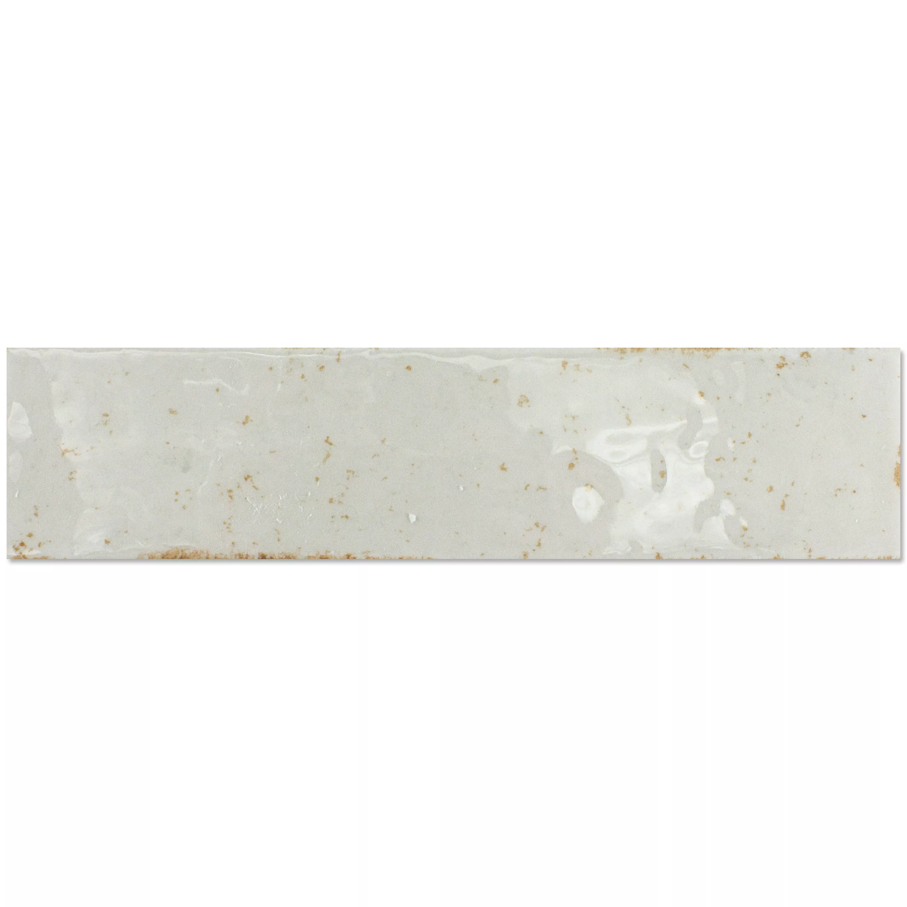 Vægfliser Kiowa Strålende Bølgepap 6x25cm Hvid