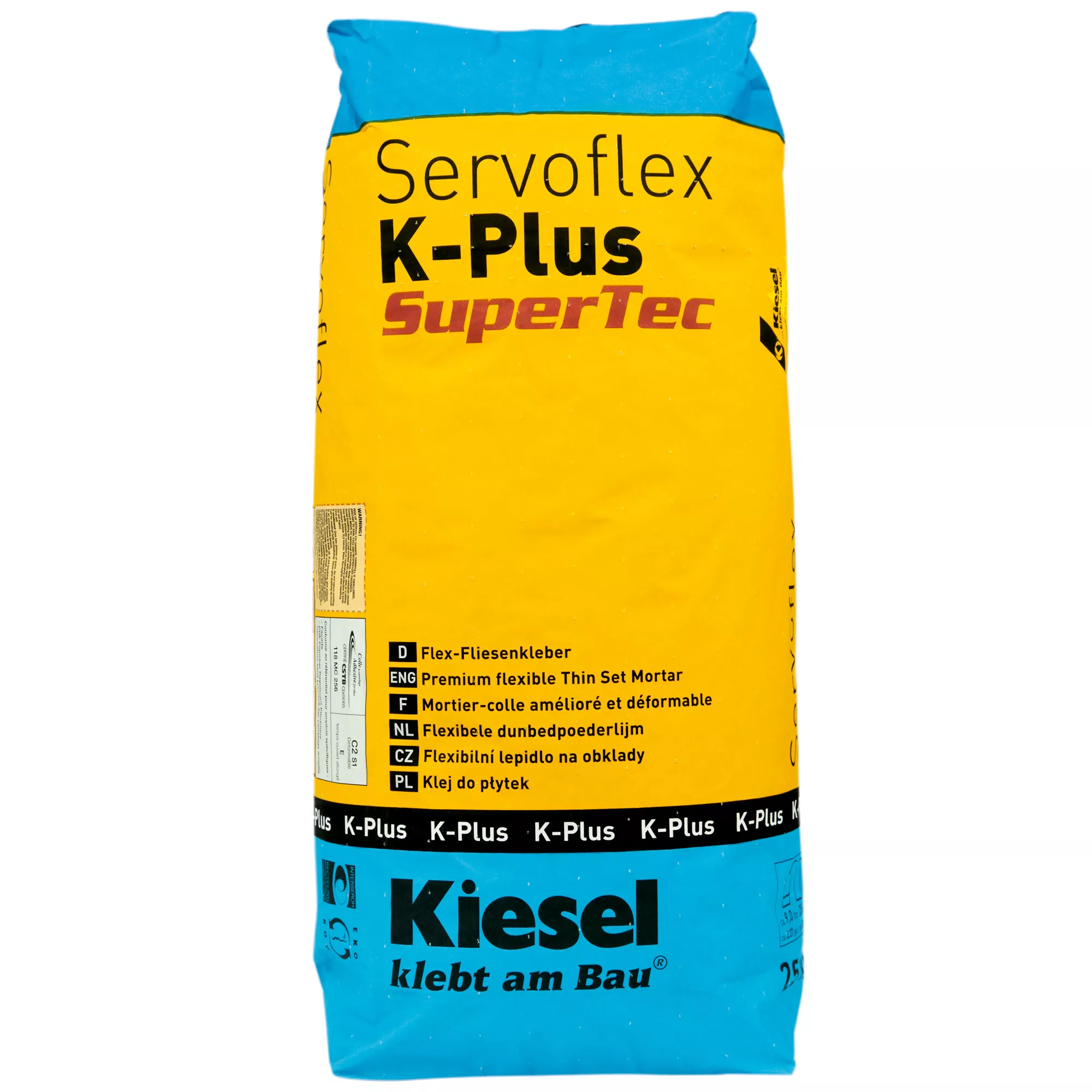 Klæbende Klæbestof Servoflex K-Plus - Keramiske Fliser, Flisemørtel I Fint Stentøj (20 Kg)