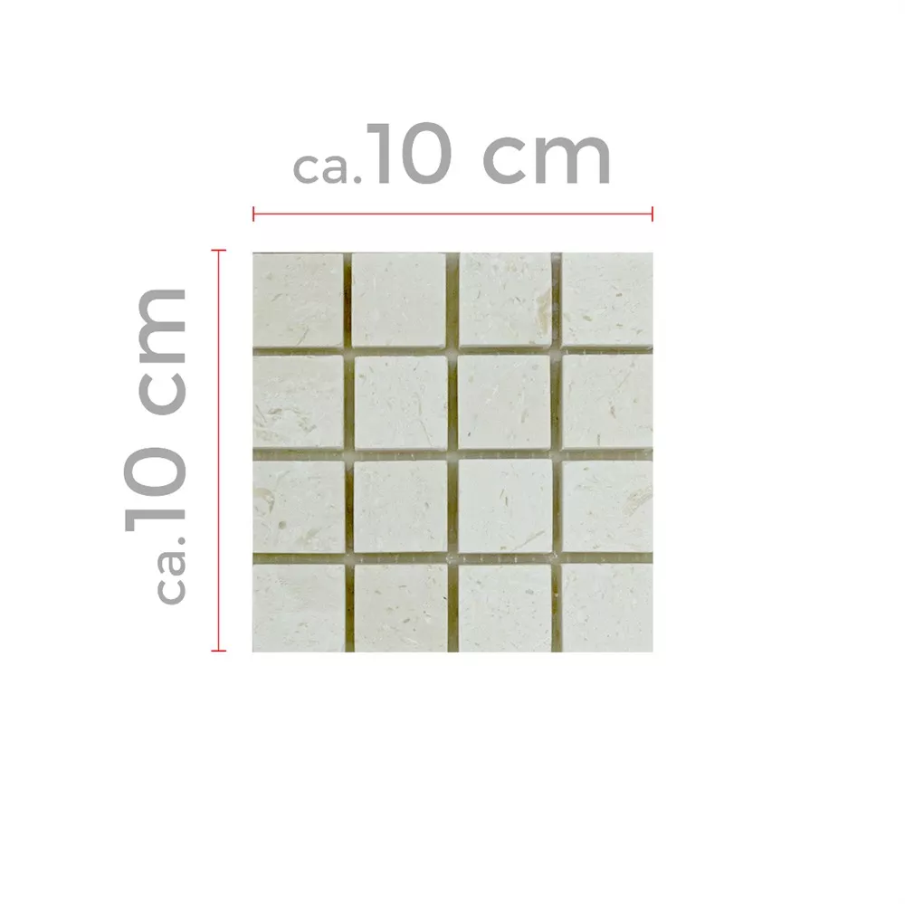 Prøve Natursten Mosaik Kalksten Luminares 23 Prøve Natursten Mosaik Kalksten Luminares 23