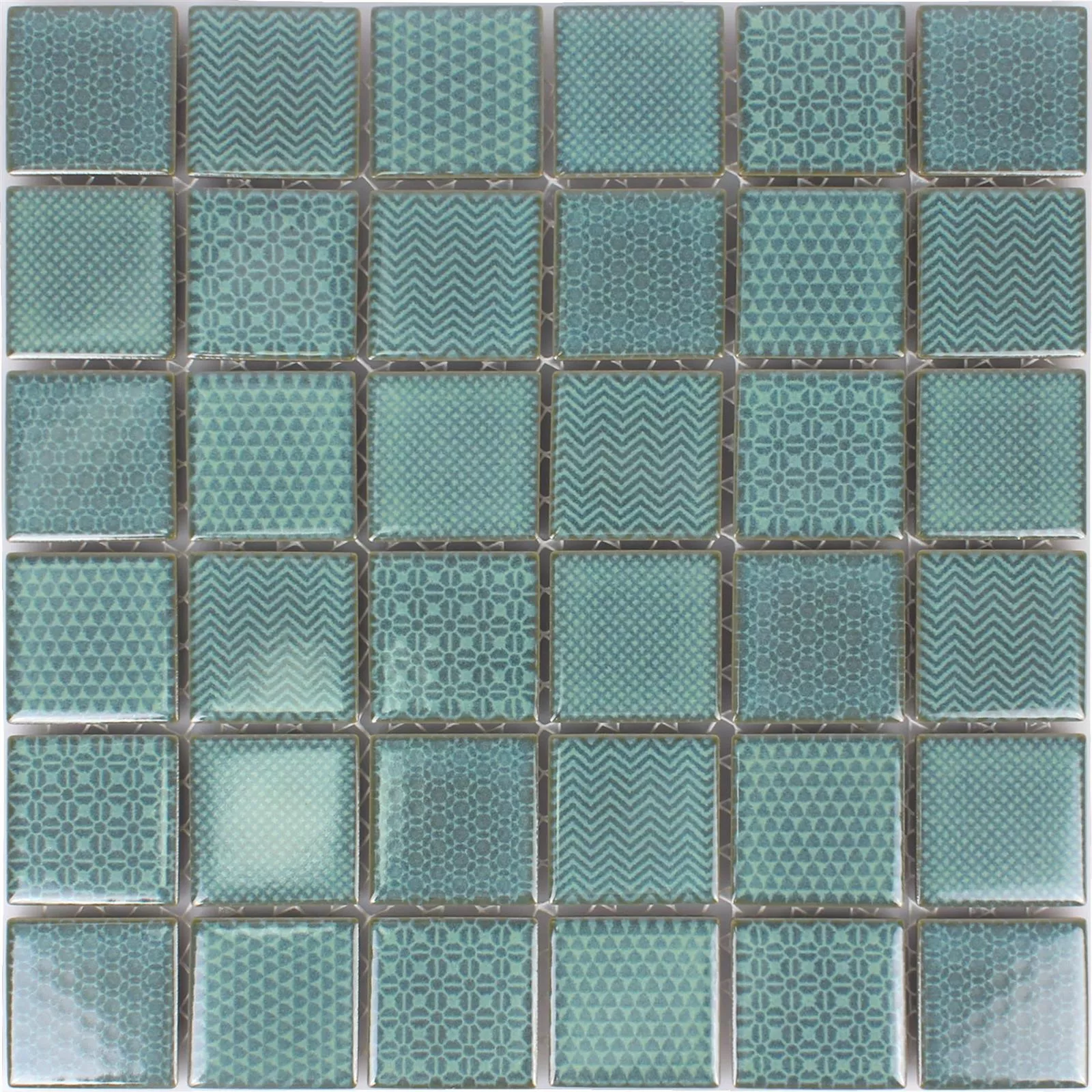 Prøve Mosaik Fliser Keramik Sapporo Grøn