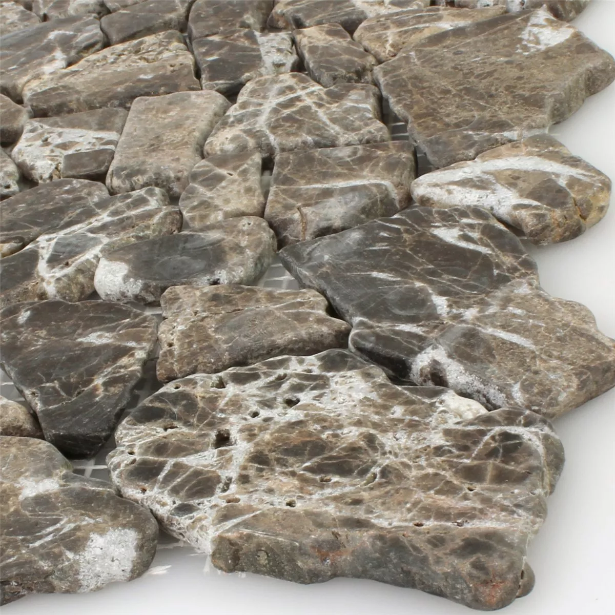 Mosaik Fliser Marmor Brud Impala Brun Mosaik Fliser Marmor Brud Impala Brun