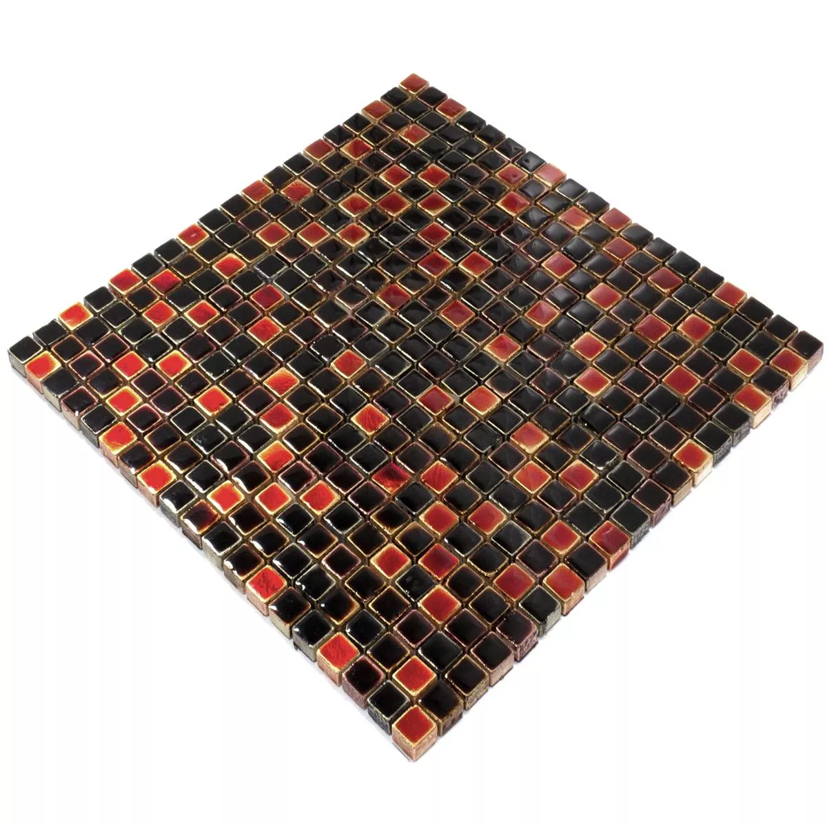 Natursten Mosaik Fliser Firestone Rød Mix