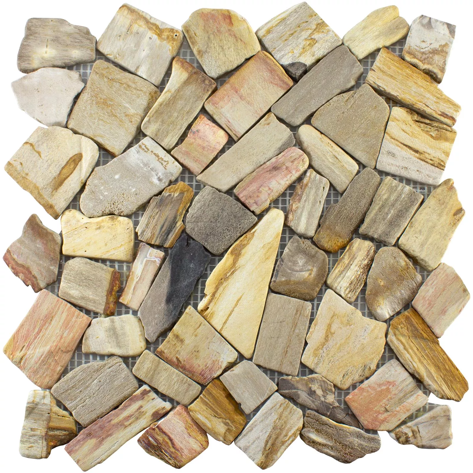 Marmor Brud Mosaik Fliser Erdenet Brun Beige