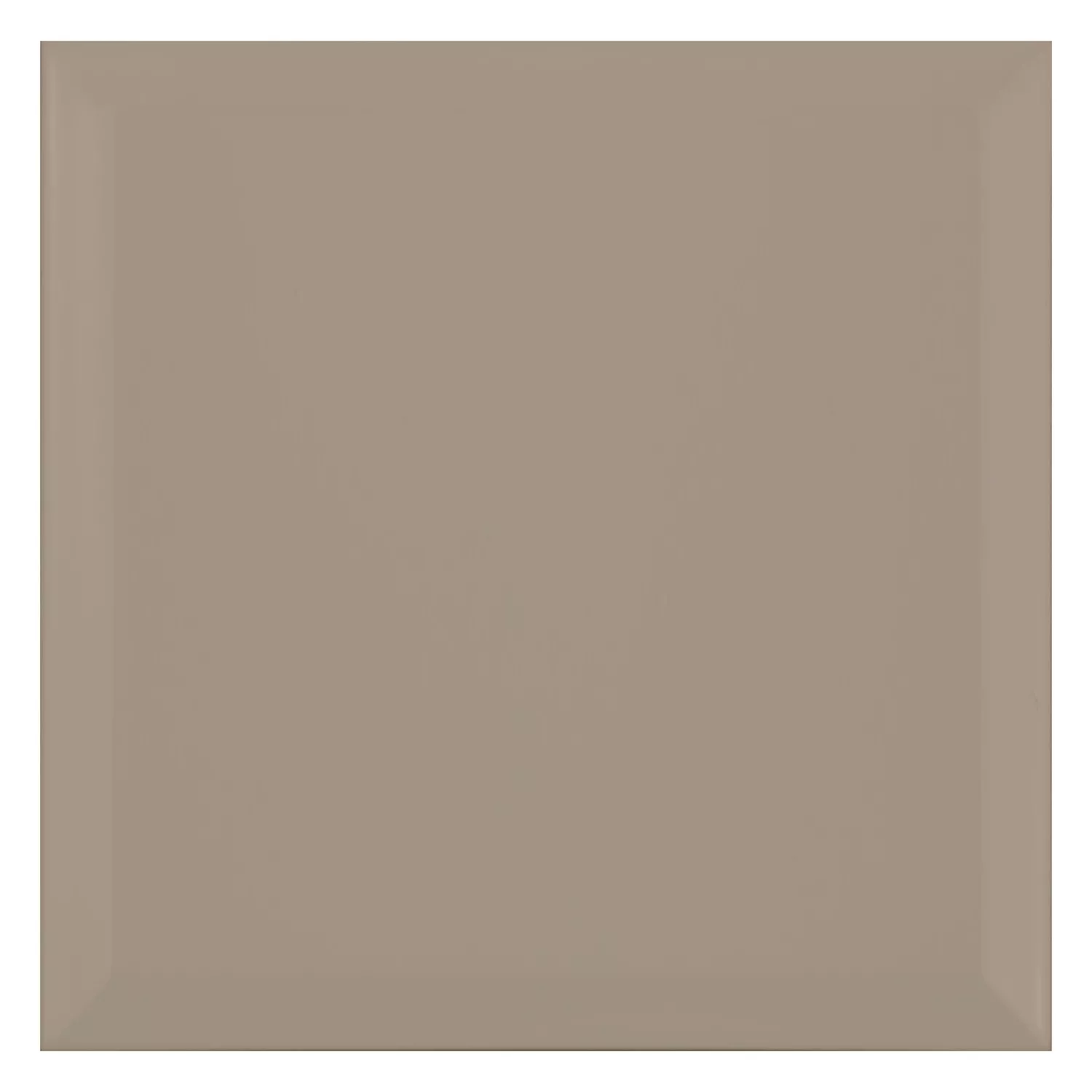 Metro flise Brun Måtte 20x20 cm Med Facet Freetown Mink