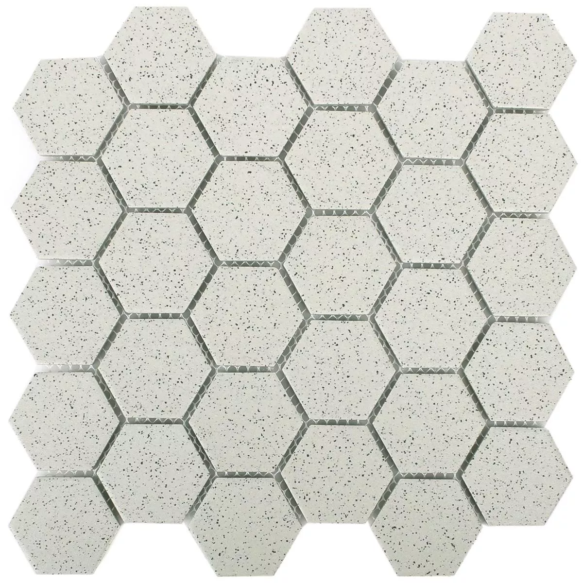 Keramik Mosaik Fliser Luanda Beige Hexagon 51