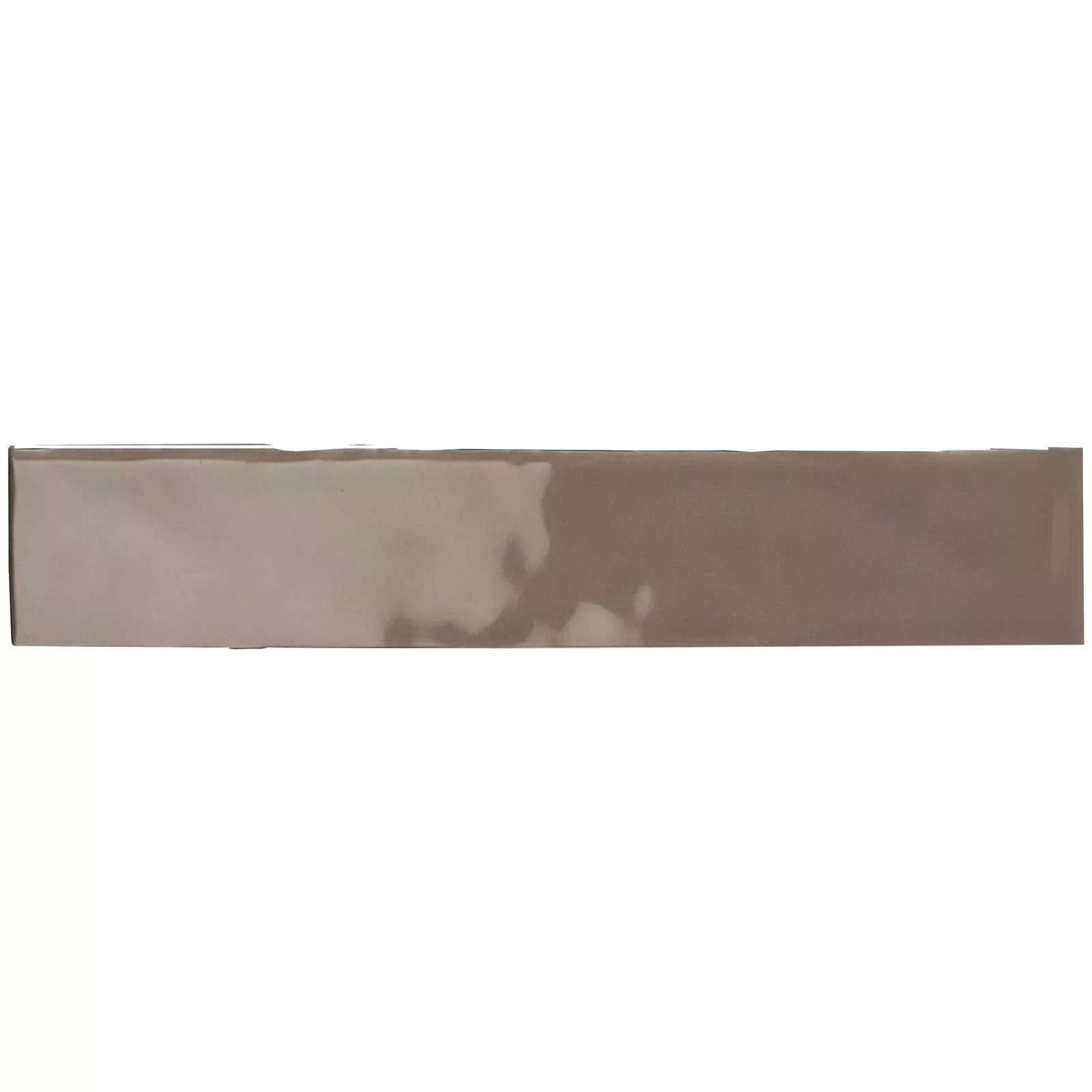 Prøve Vægfliser Montreal Bølgepap Morkbrun 5x25cm