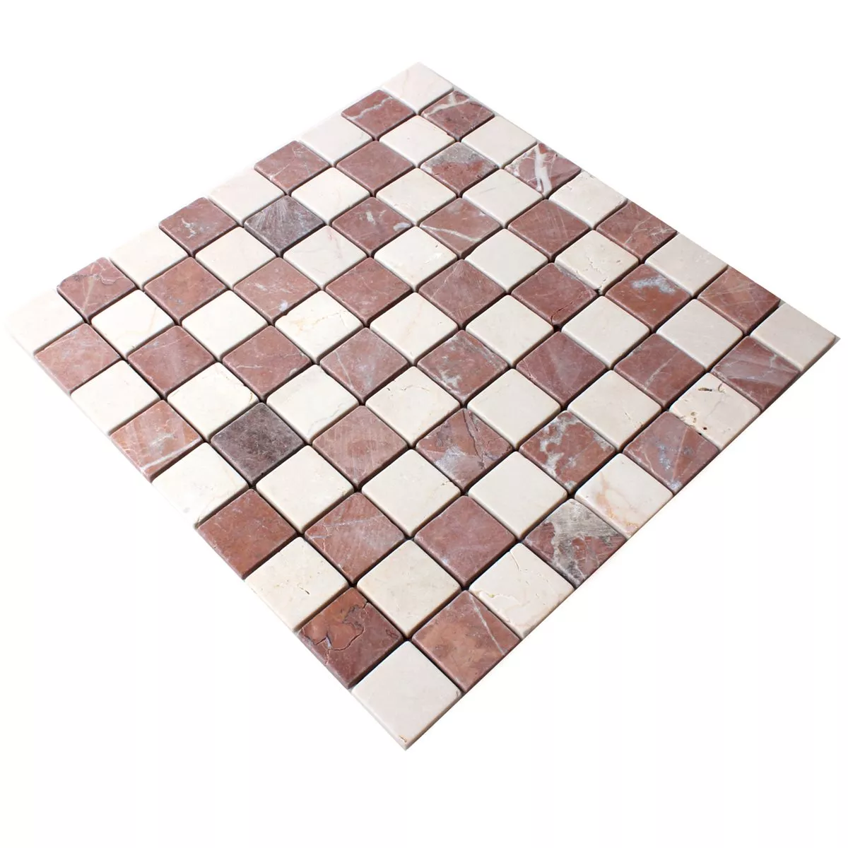 Mosaik Fliser Natursten Marmor Random 32x32x8mm