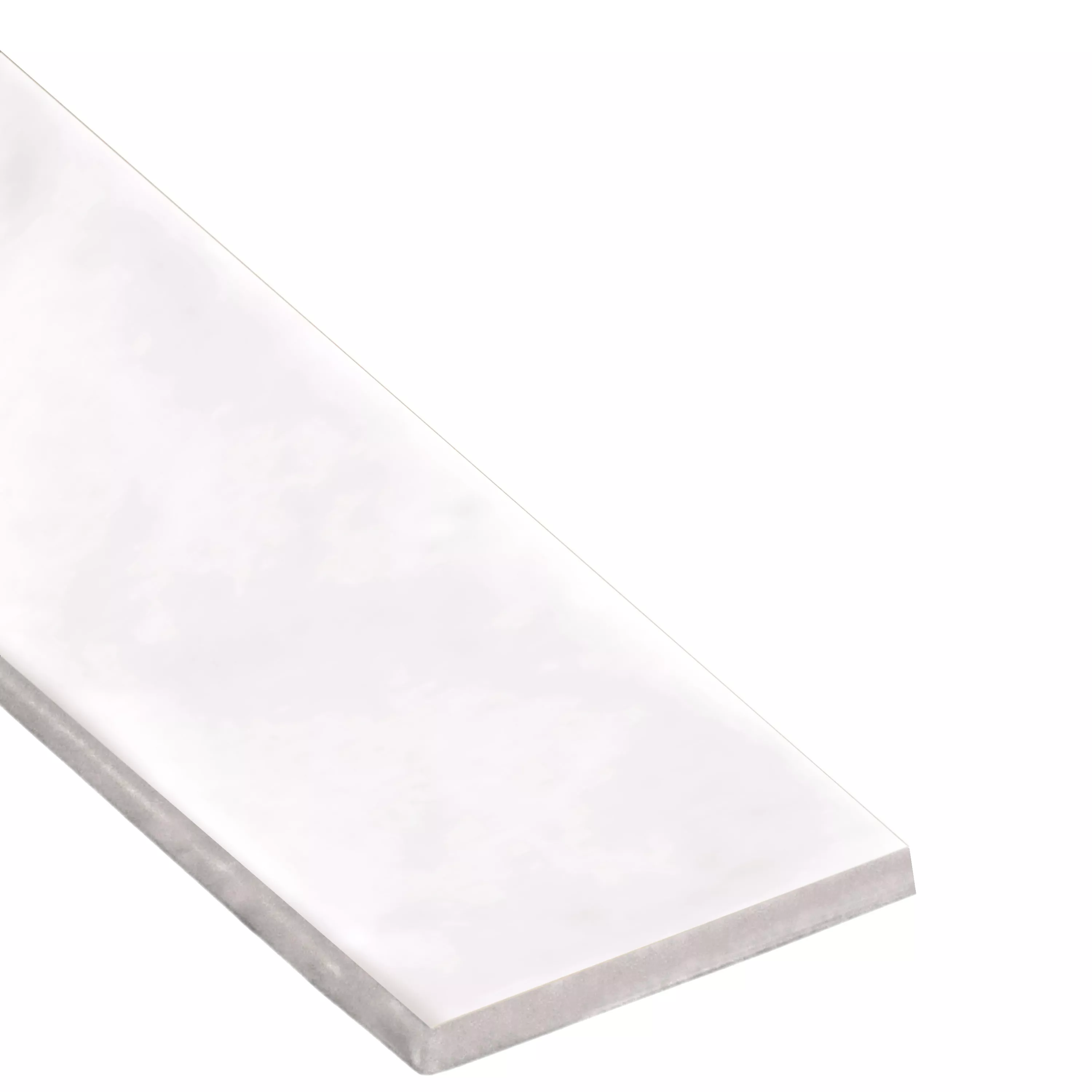 Vægfliser Conway Bølgepap 7,5x30cm Sne Hvid