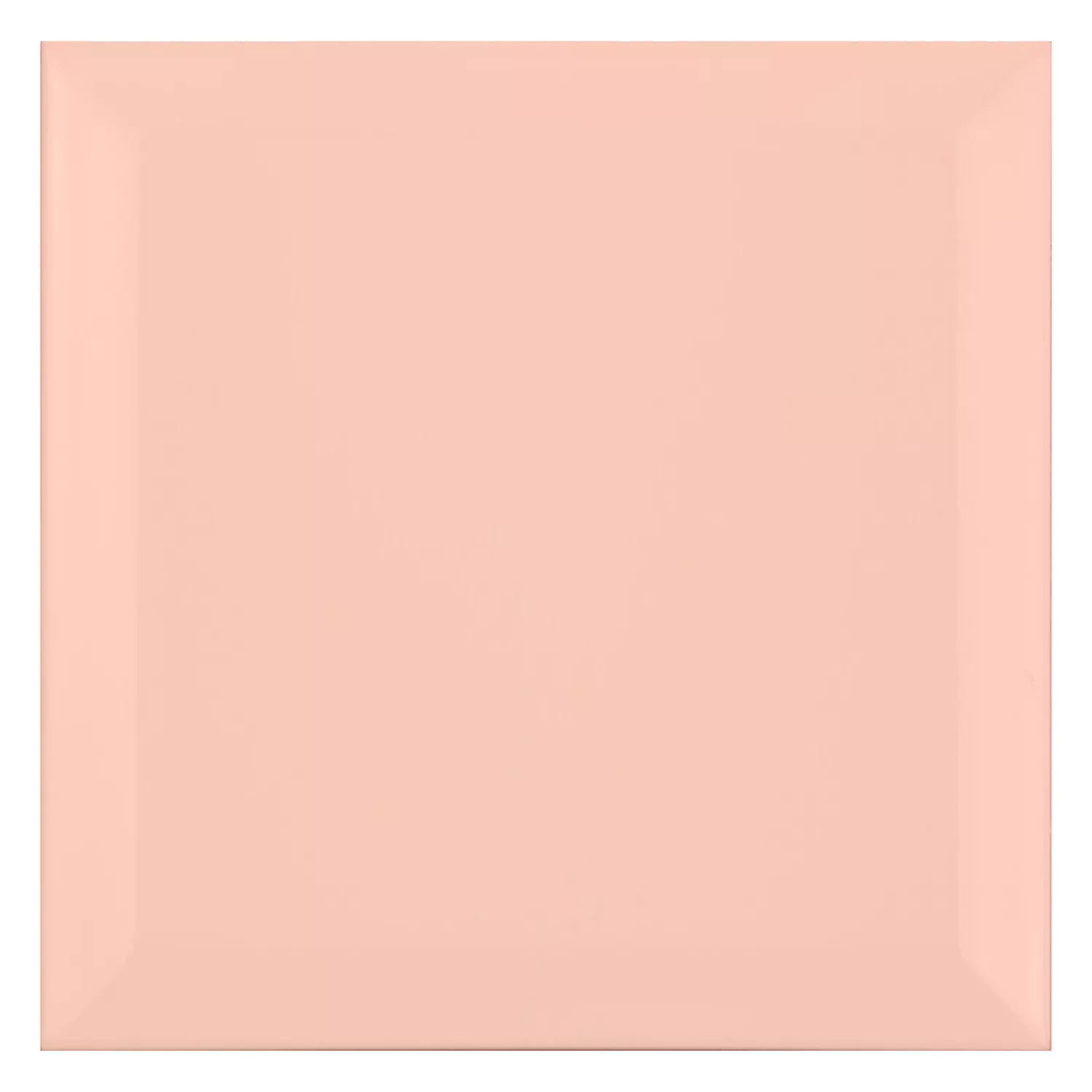 Metro flise Appelsin Måtte 15x15 cm Med Facet Eris Salmon
