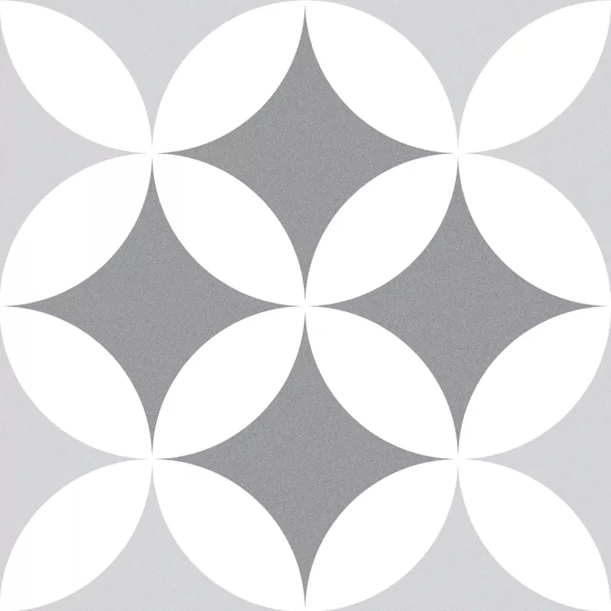 Atlantica Oteiza Gra Hvid 25x25 cm