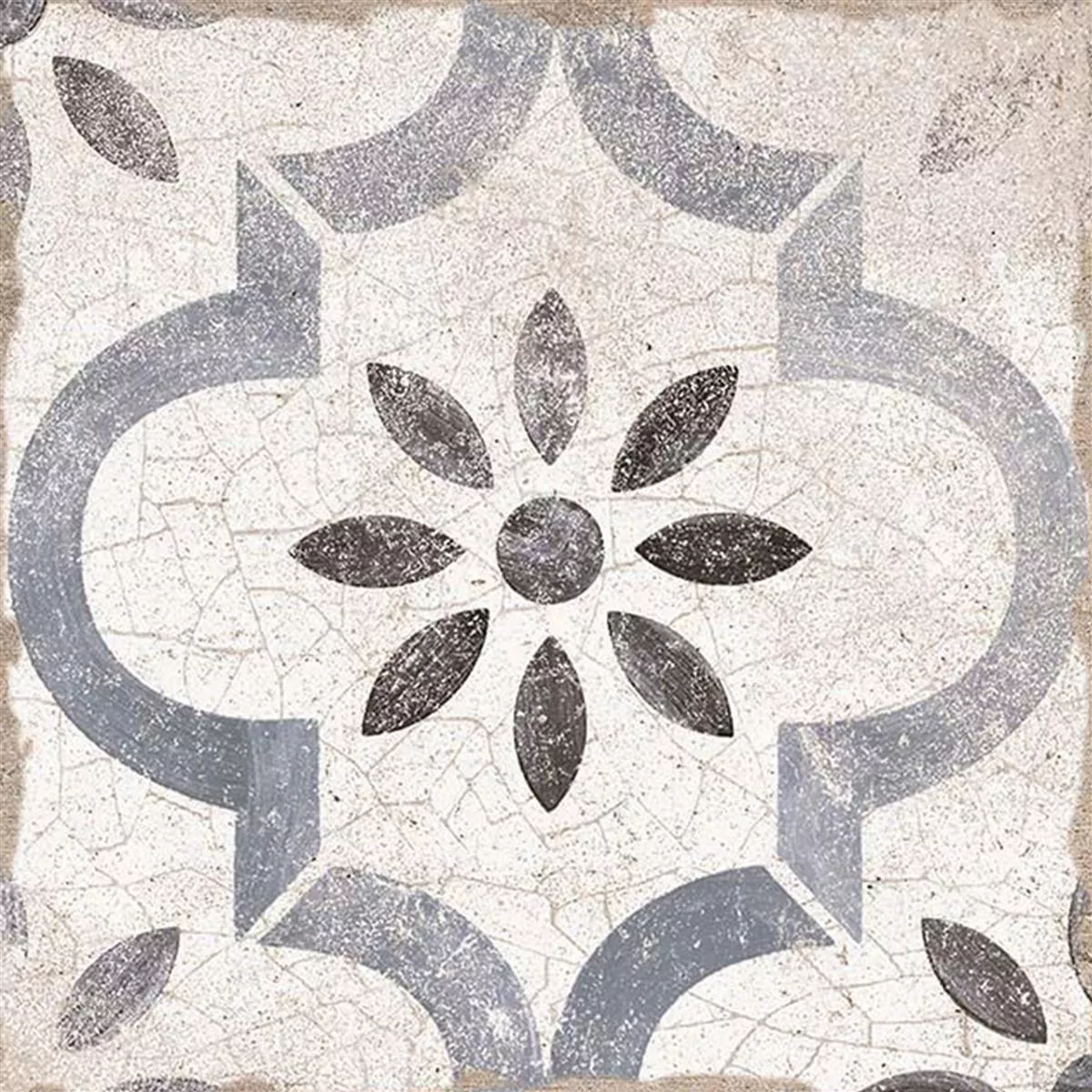 Porcellanato Fliser Allora Decor Blå 22,5 x 22,5cm Porcellanato Fliser Allora Decor Blå 22,5 x 22,5cm