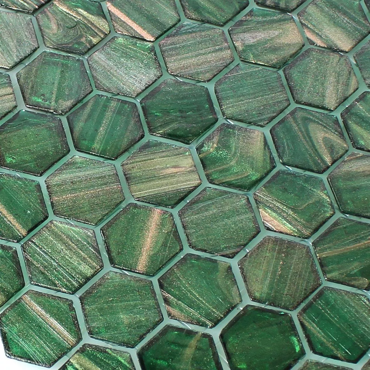 Trend-Vi Mosaik Fliser Glas Hexagon 236