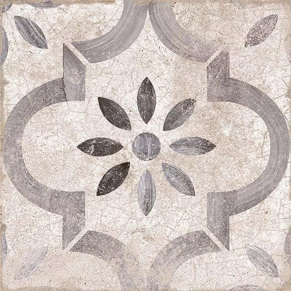 Prøve Porcellanato Fliser Allora Decor Gra 22,5 x 22,5cm