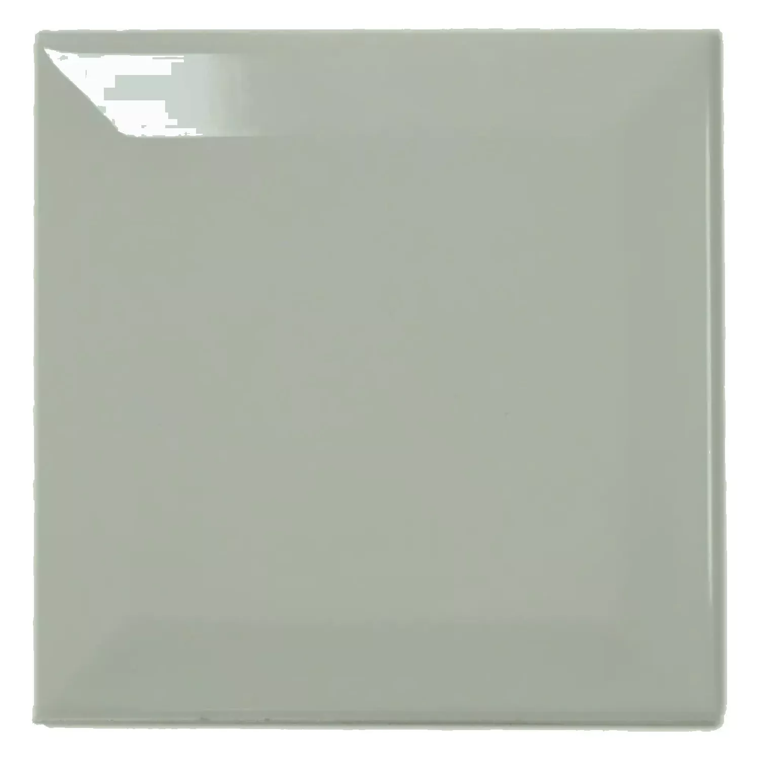 Metro flise Grøn Strålende 10x10 cm Med Facet Catarina Sage
