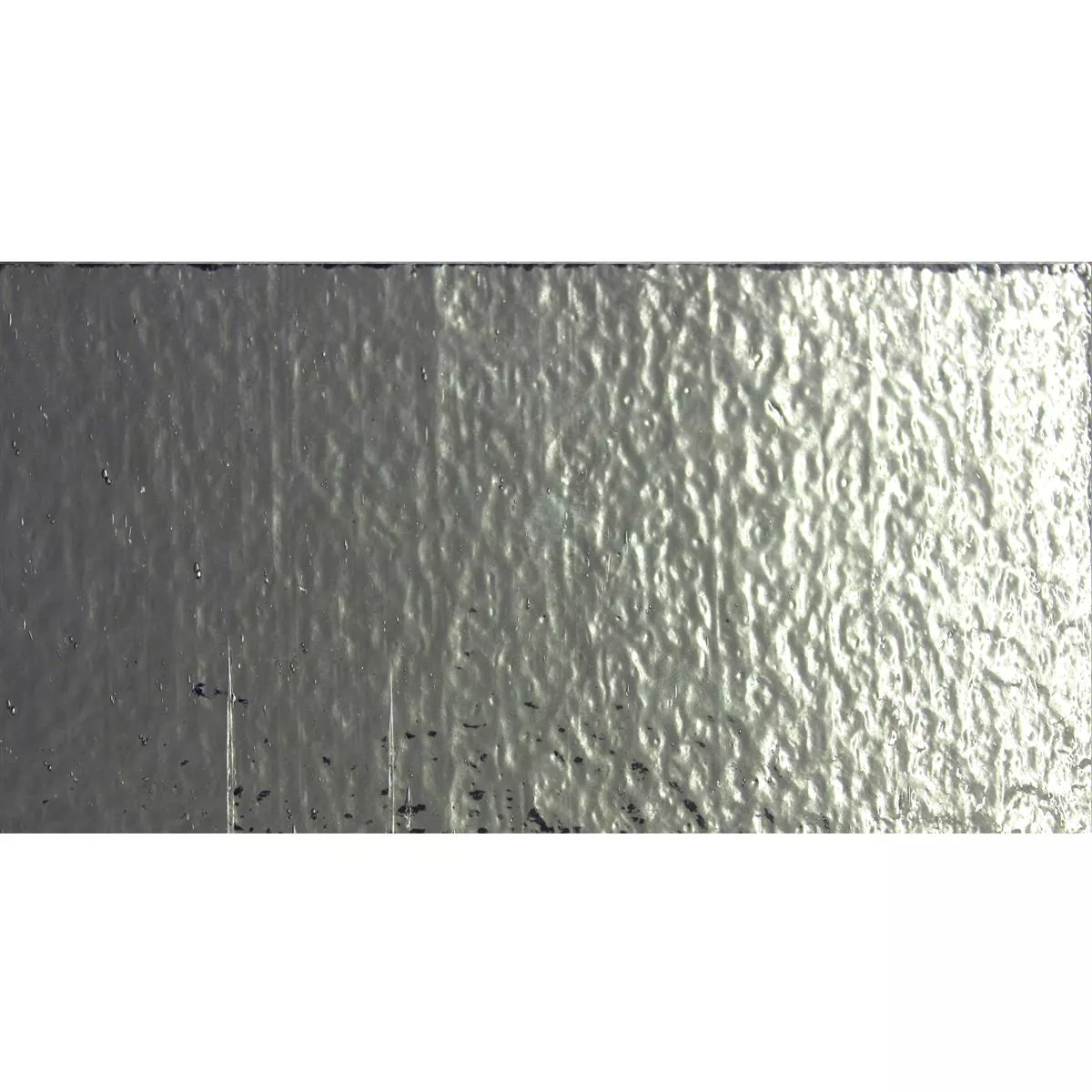 Metro Glas Fliser Subway Sølv Mirage Corrugated 7,5x15cm