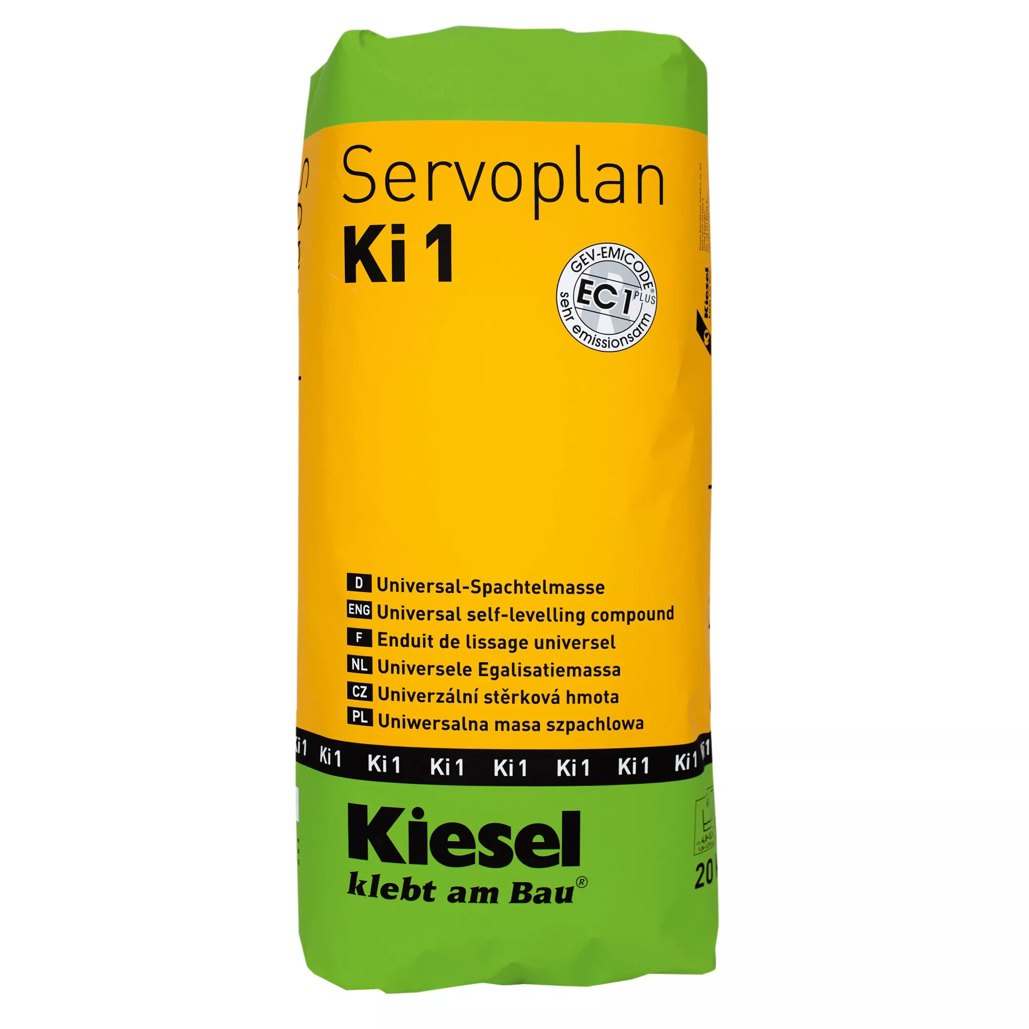 Kiesel Servoplan Ki 1 - Hurtigtørrende Universal Fyldstof (20 Kg)