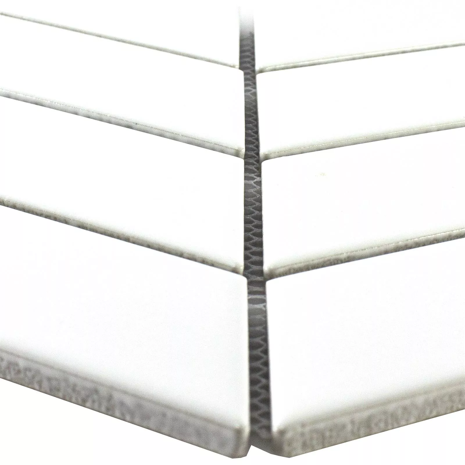 Keramik Mosaik Fliser Artesia Fish Bone Hvid Måtte Keramik Mosaik Fliser Artesia Fish Bone Hvid Måtte