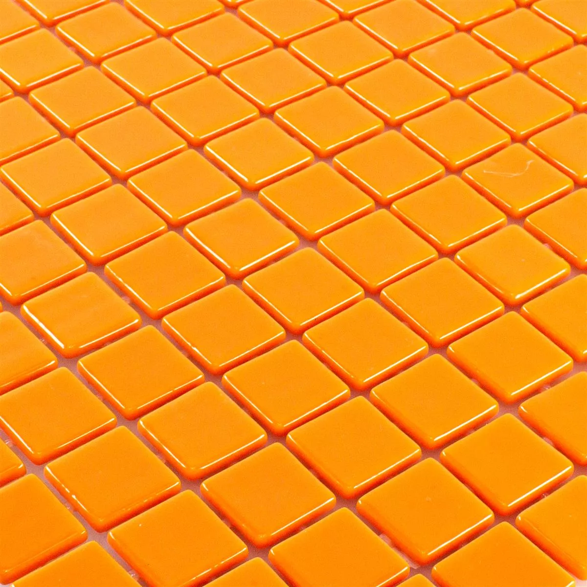 Glas Pool Swimmingpool Mosaik Pixley Appelsin