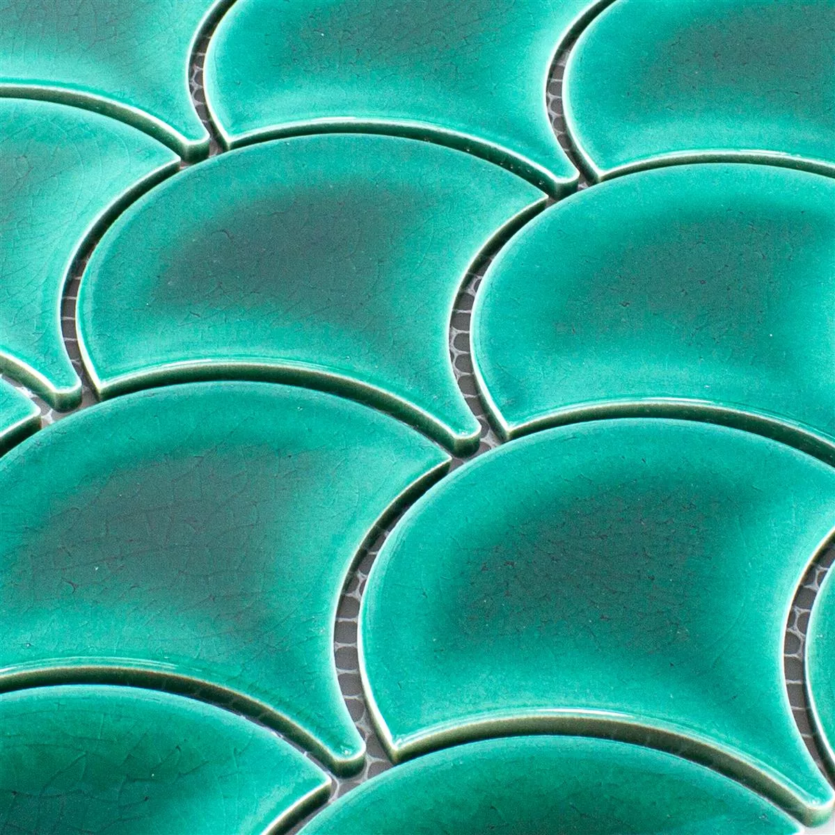 Keramik Mosaik Fliser Newark Grøn