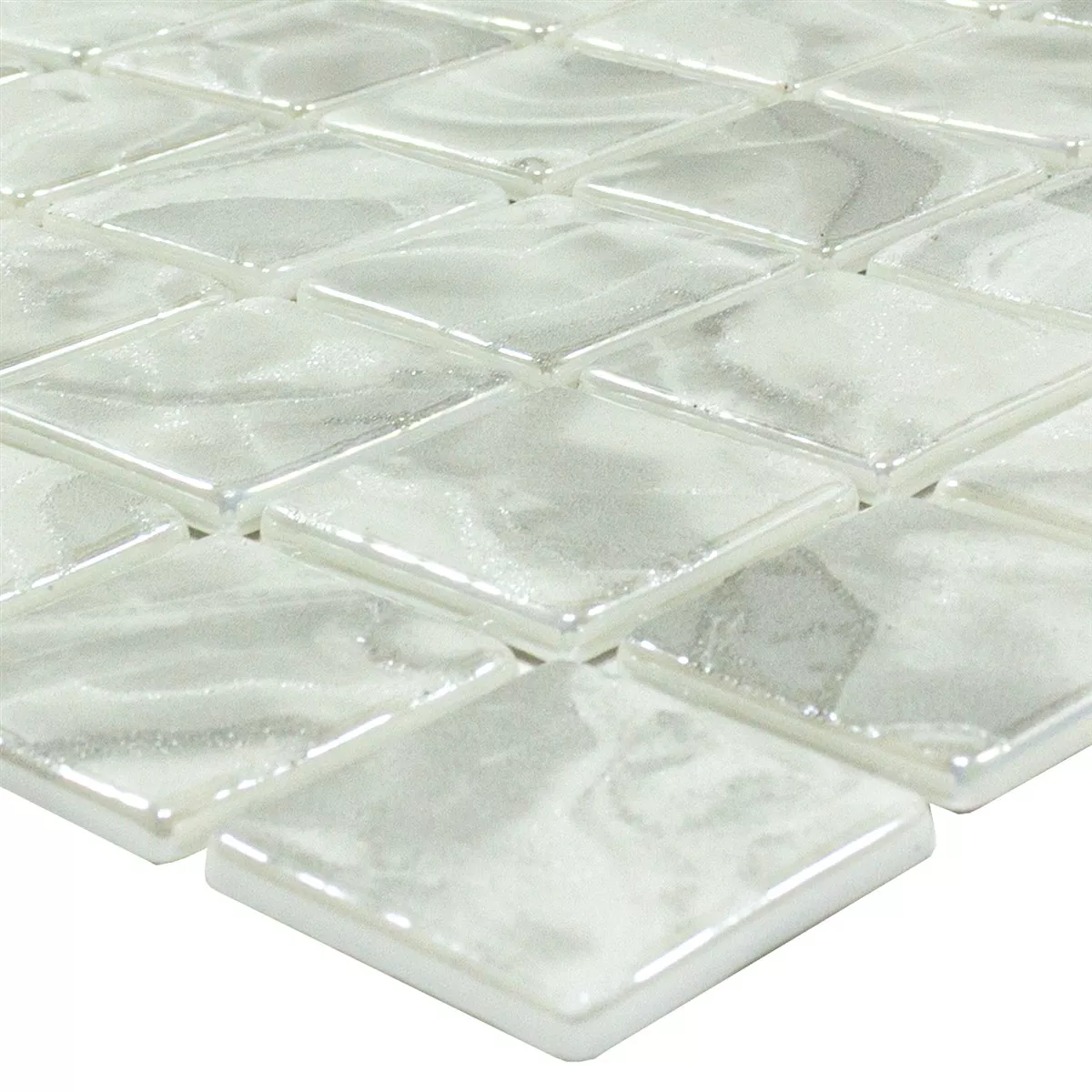 Glas Pool Mosaik Fliser Carolina Lysbeige