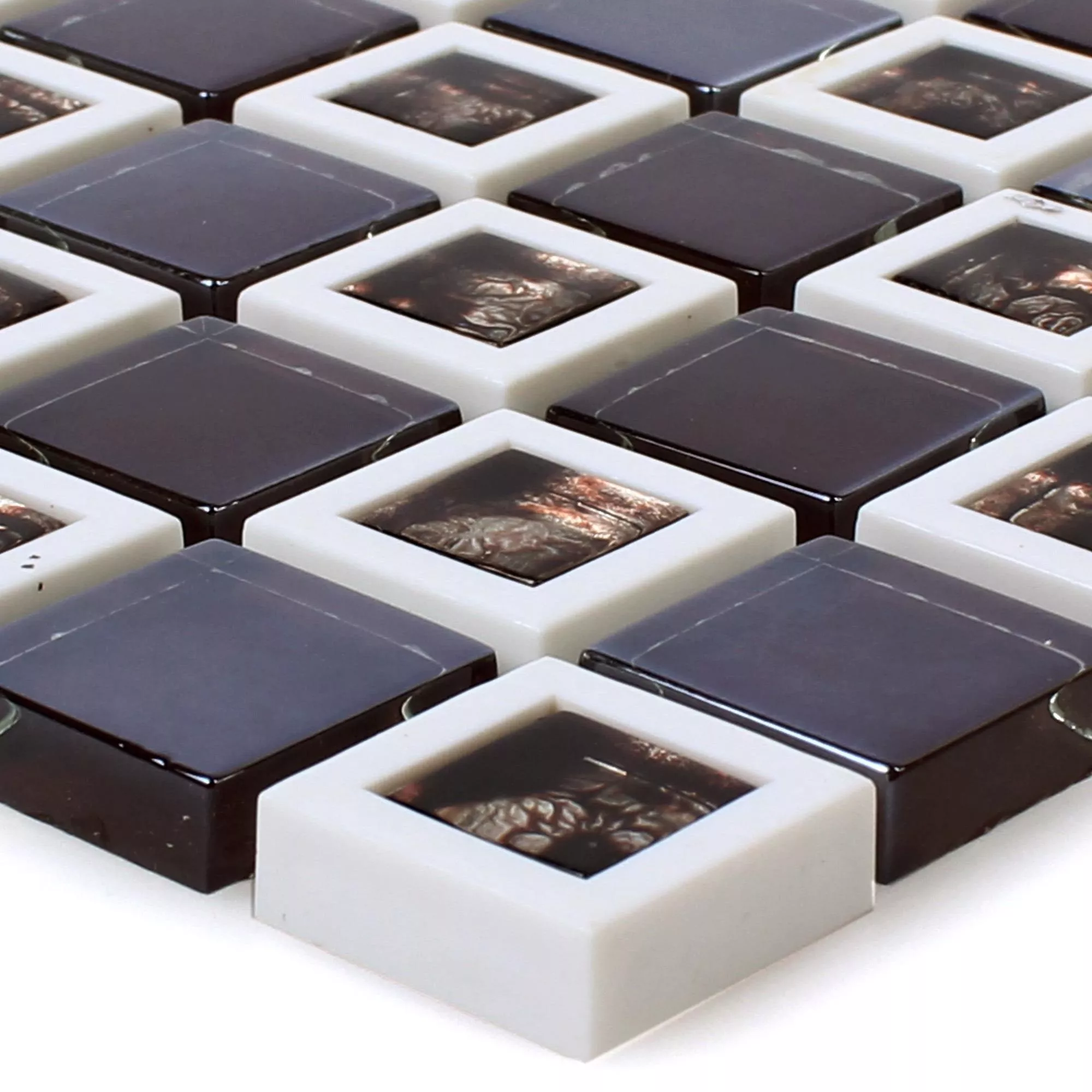 Glas Plast Mosaik Anatolia Sort Glas Plast Mosaik Anatolia Sort