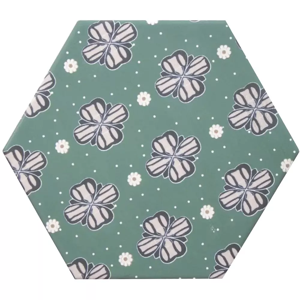 Porcellanato Fliser Modena Hexagon Decor 7