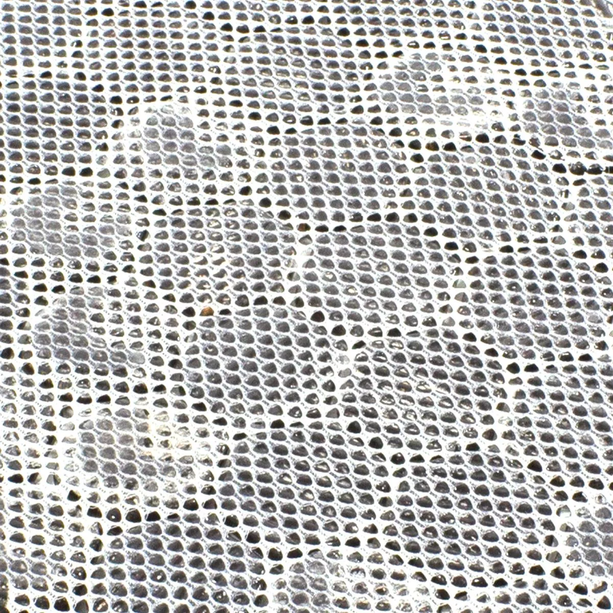 Glasmosaik Fliser Leopard Hexagon 3D Gra