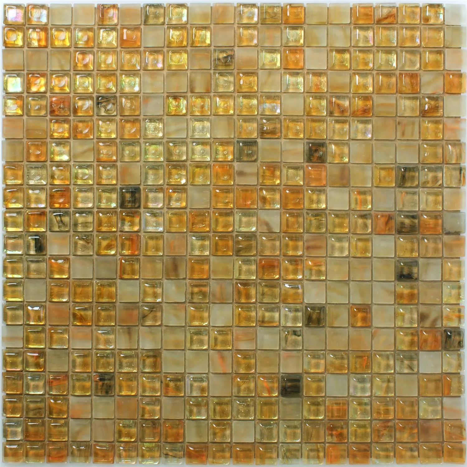 Prøve Glas Swimmingpool Mosaik Fliser Pergamon Beige