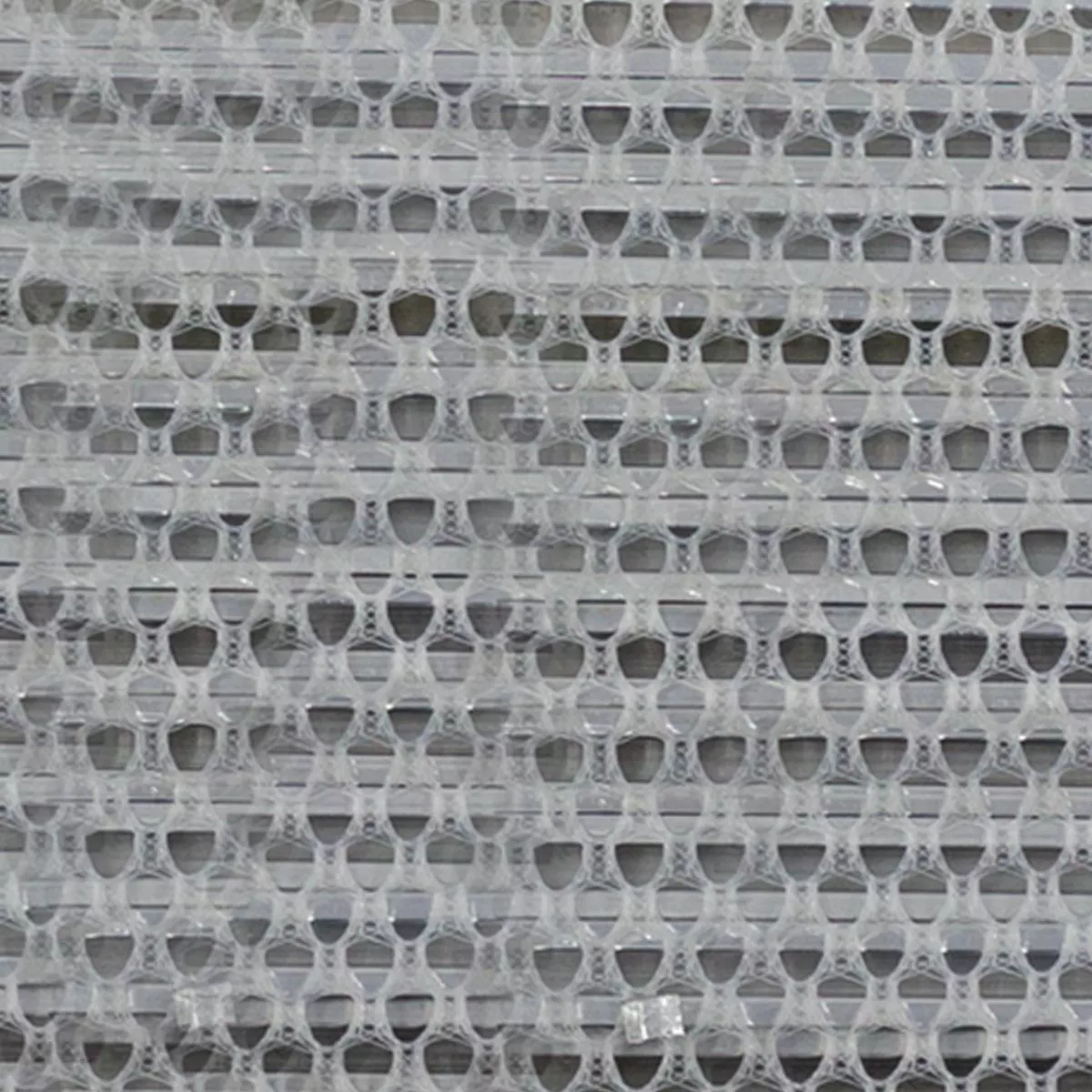 Aluminium Metal Mosaik Fliser Bilbao Stripes Sølv