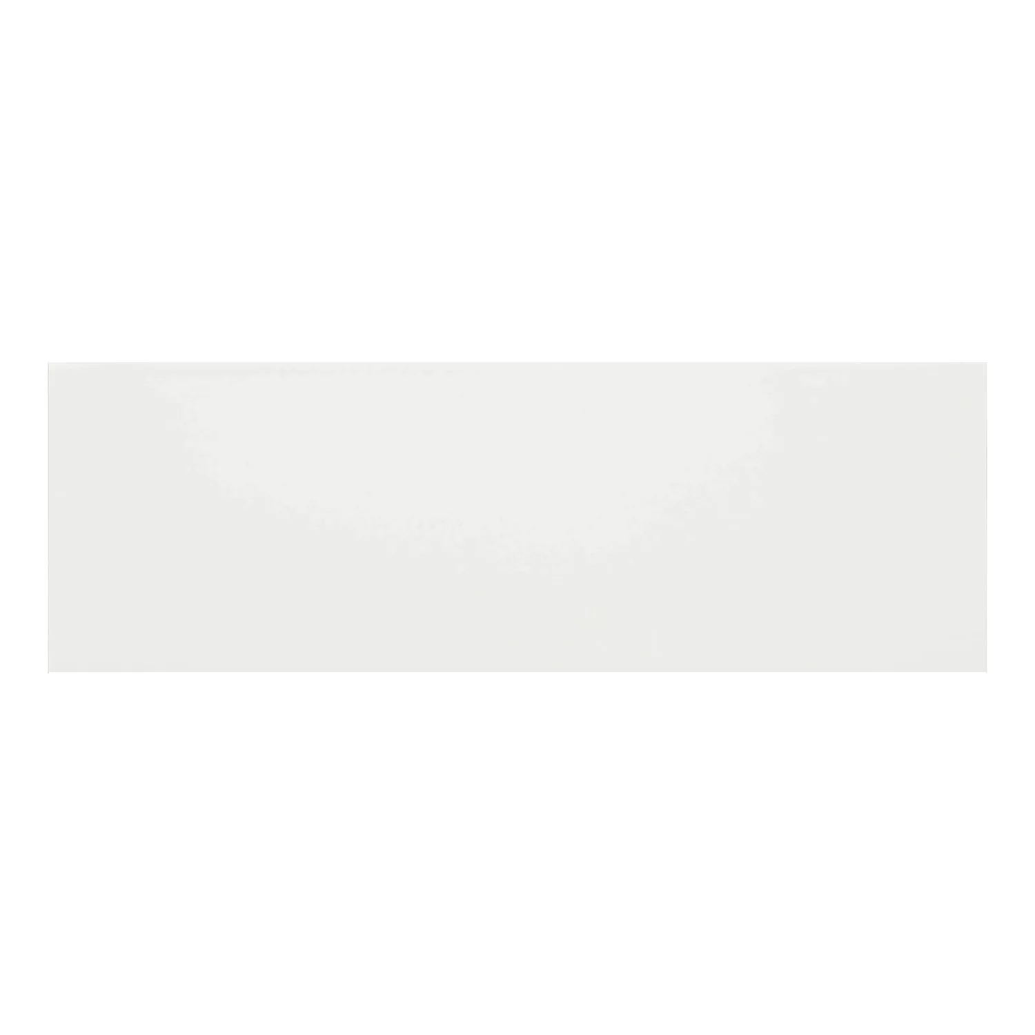 Metro flise Hvid Måtte 10x30 cm Uden Facet Candy Blanco