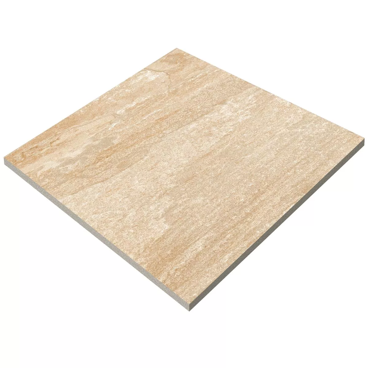 Terrasser Fliser Porcellanato Rustburg Beige 60x60x2 cm