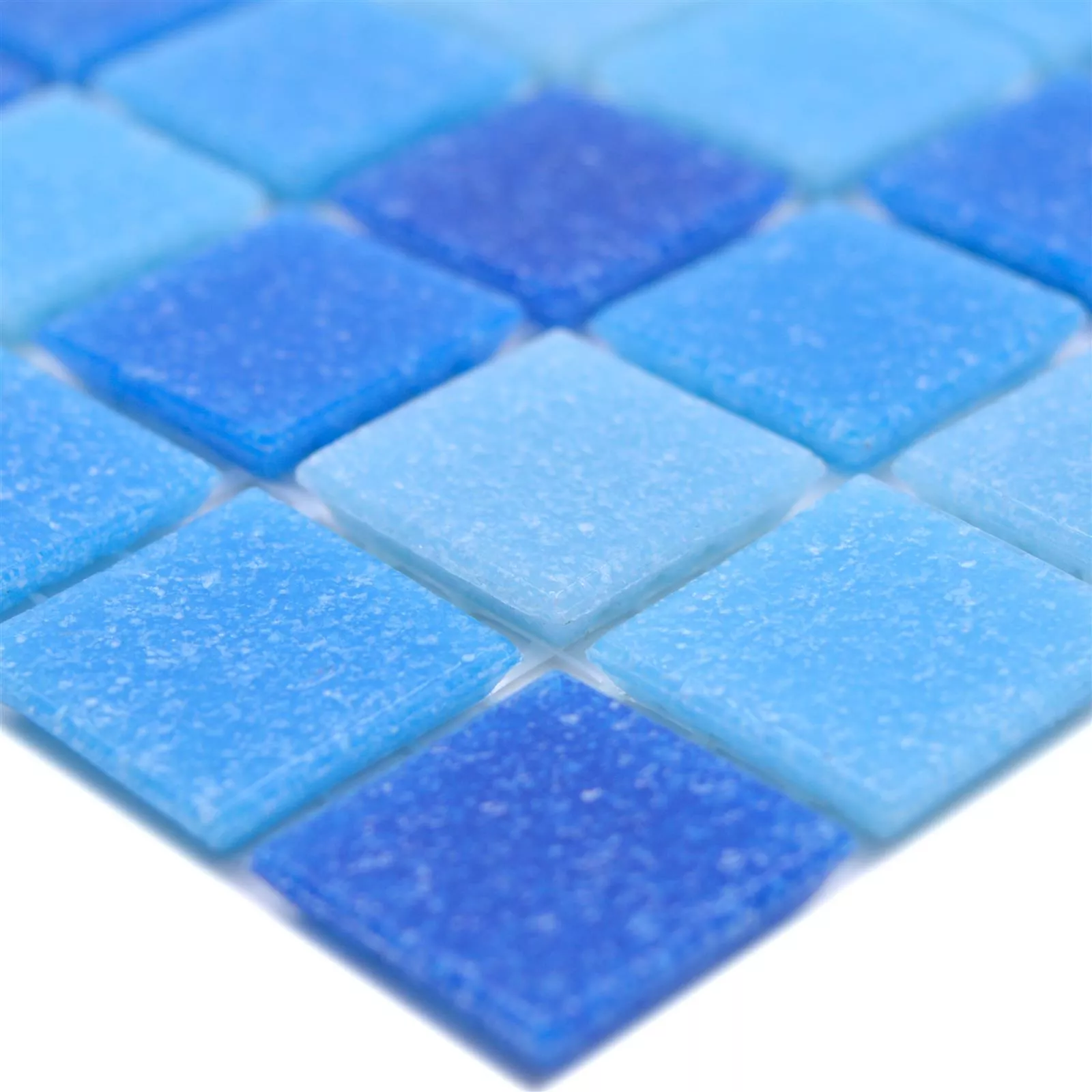 Prøve Swimmingpool Mosaik North Sea Blå Mix