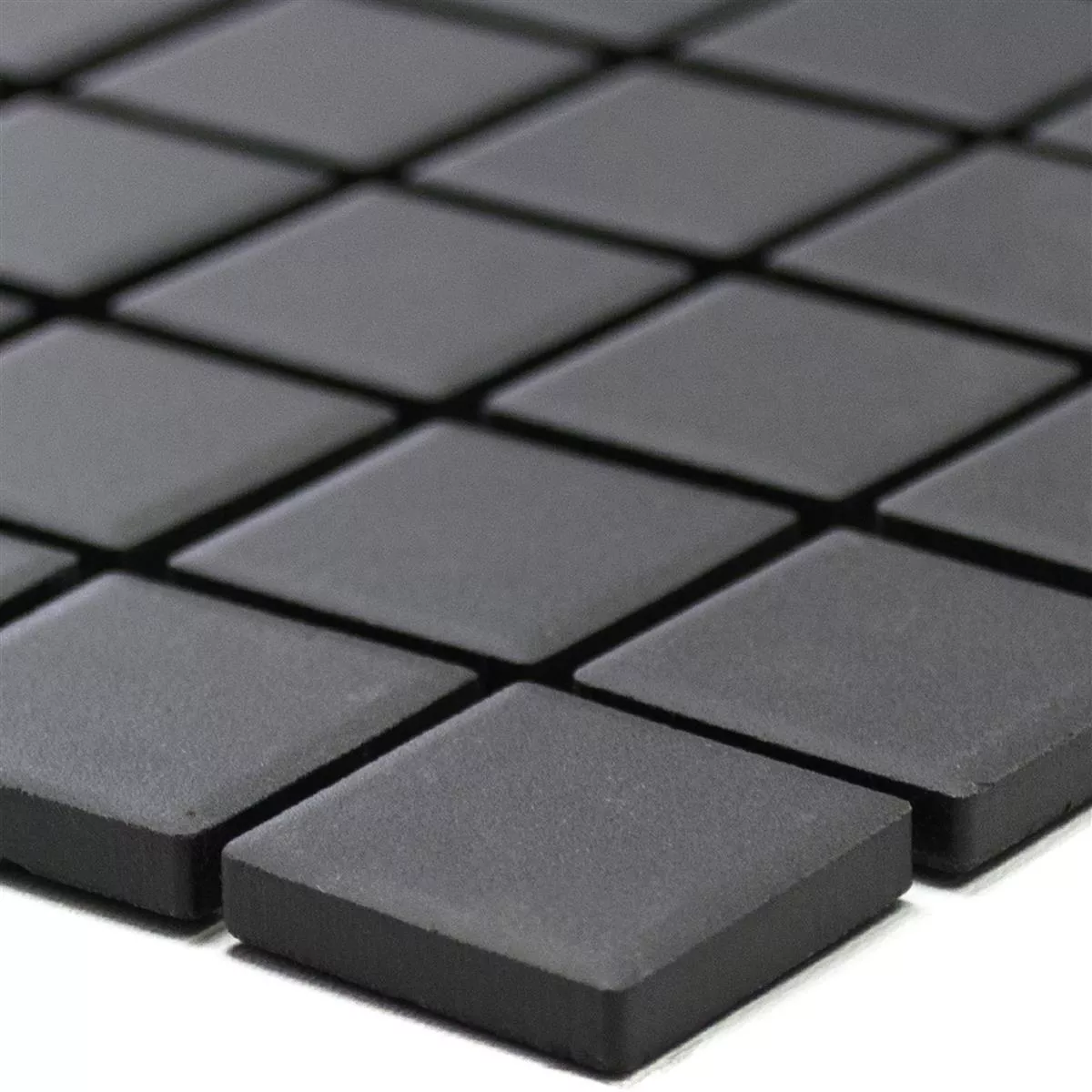 Keramikmosaik Miranda Skridsikkerhed Sort Uglaseret Q25 Keramikmosaik Miranda Skridsikkerhed Sort Uglaseret Q25