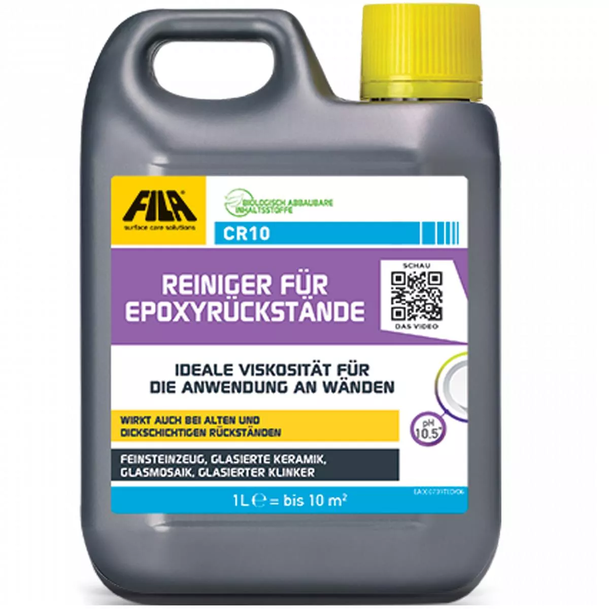 Fila CR10 rensemiddel til epoxyfuge 1 liter Fila CR10 rensemiddel til epoxyfuge 1 liter
